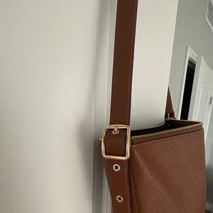 Saddle brown classic coach cross body